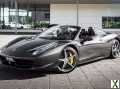 Photo ferrari 458 Spider 4.5 V8 DCT 570 ch