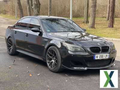 Photo bmw m5 BMW M5 E60 V10 507cv 115421kms 07/2005 PDC HARTAGE