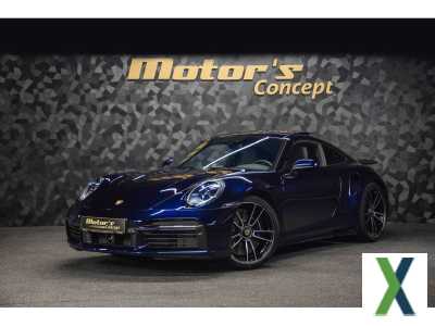 Photo porsche 911 992 Turbo S Coupé - PTS Moonlight Blue