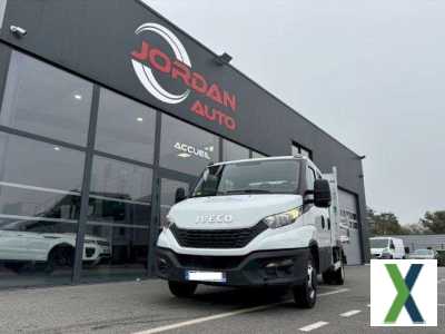 Photo iveco daily 35C14 BENNE+COFFRE+ATTELAGE 6 PLACES